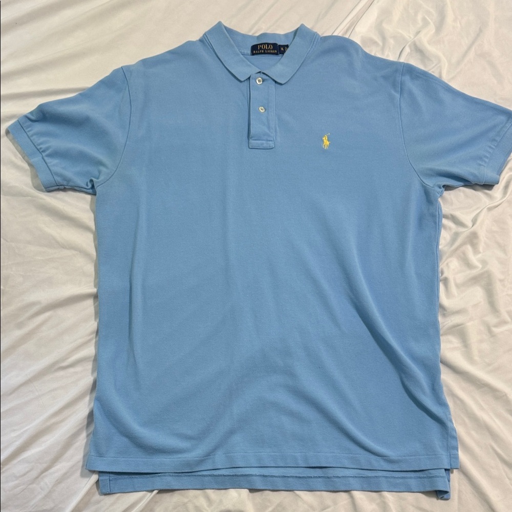 Polo by Ralph Lauren Light Blue Polo Shirt - Picture 2 of 3